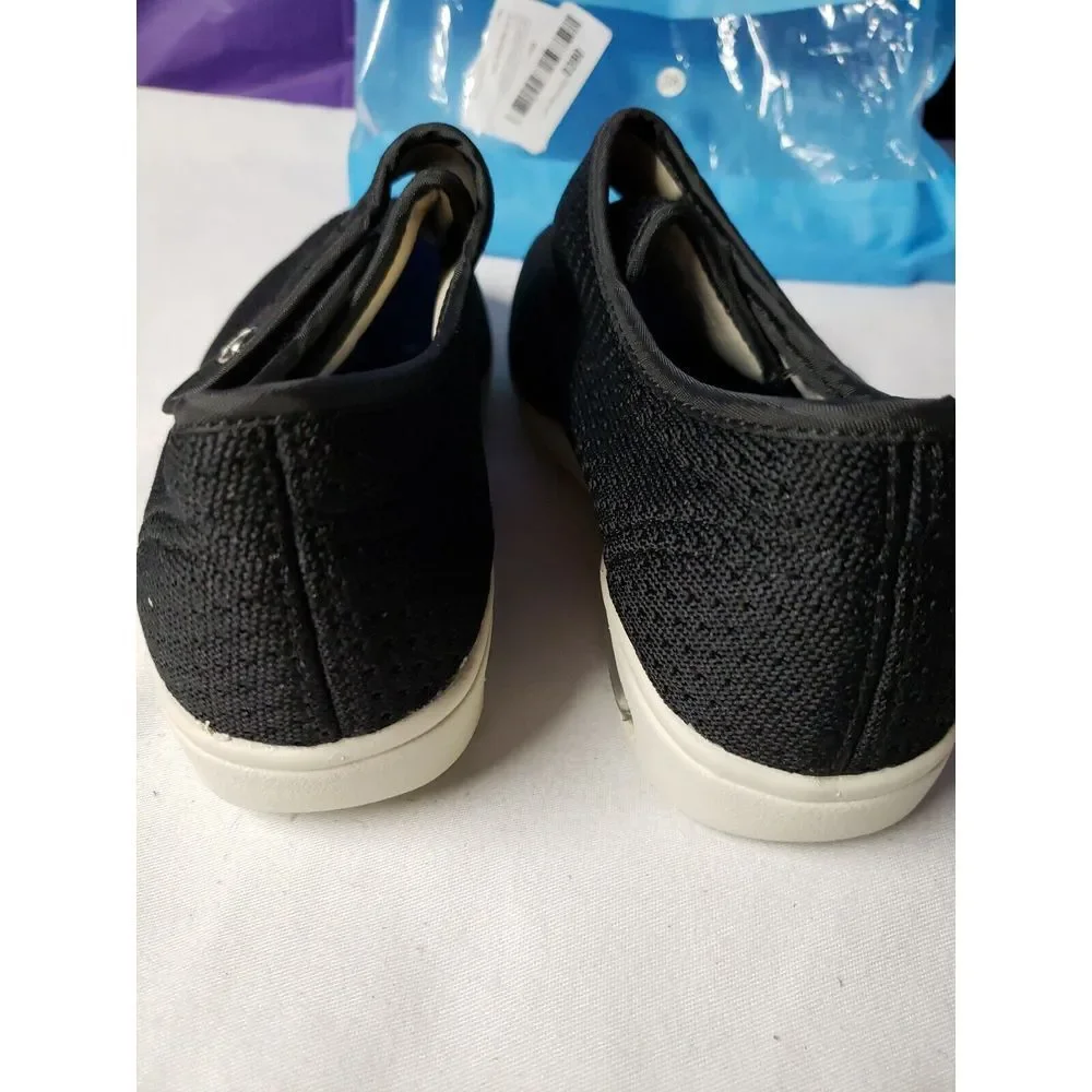Orthoshoes Women's Mesh Breathable Walking Sneakers Lightweight‎ black 6